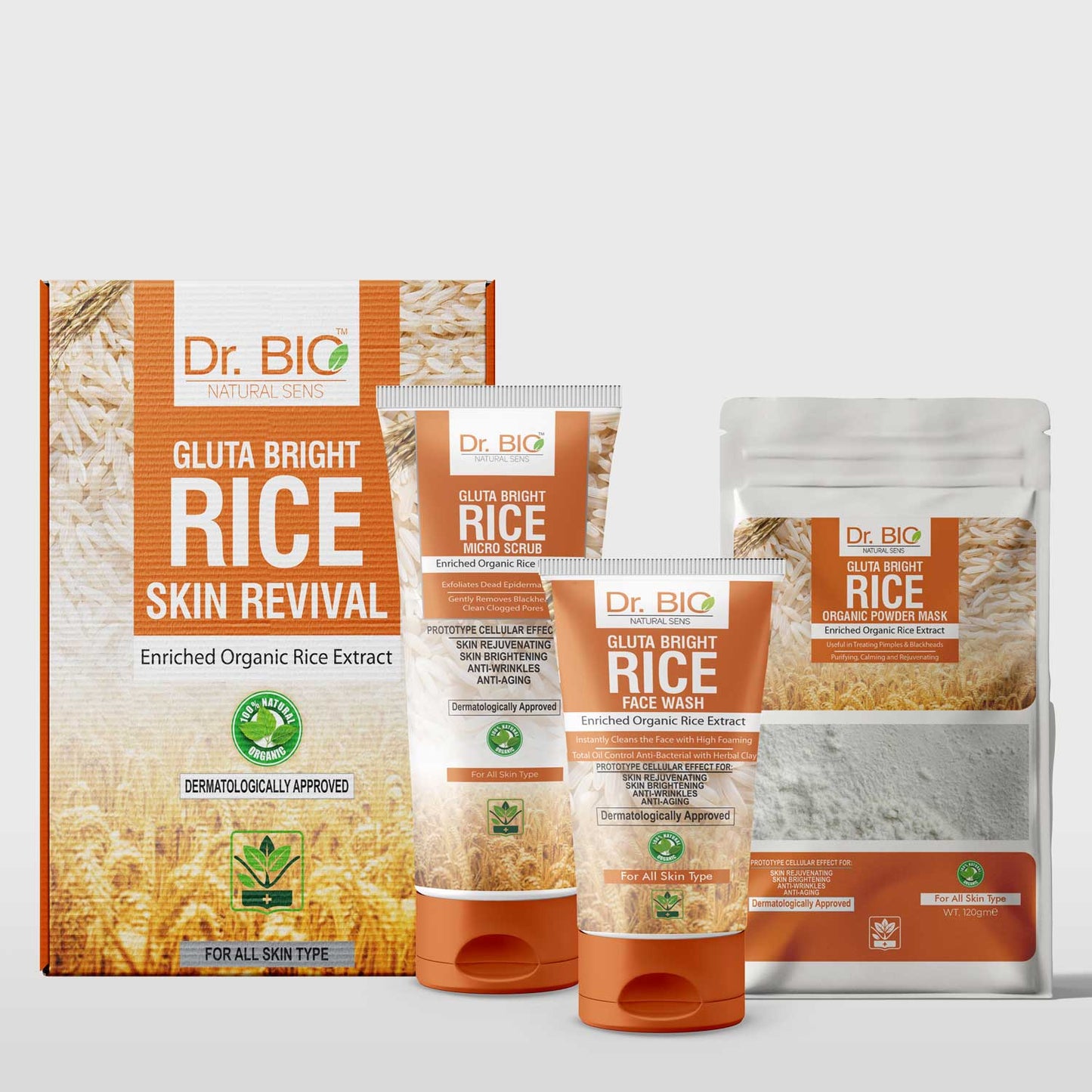 Dr.Bio Natural Sense  |  Gluta Bright Rice Skin Revival