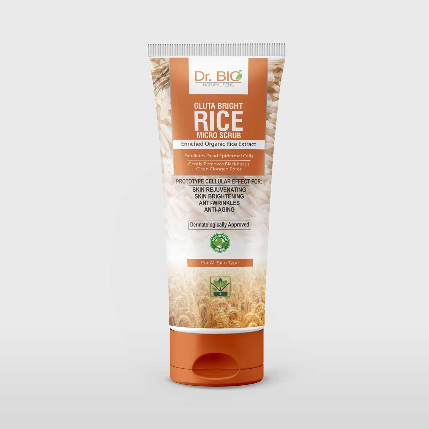 Dr.Bio Natural Sense  |  Gluta Bright Rice Micro Scrub