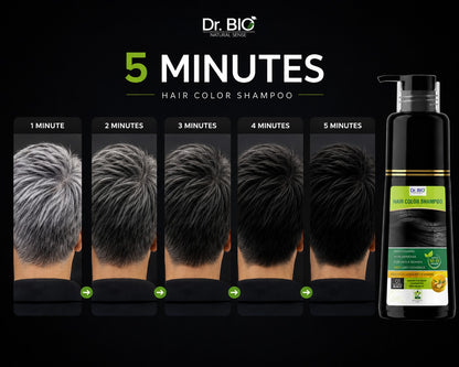 Dr. Bio | Natural Black Hair Color Shampoo